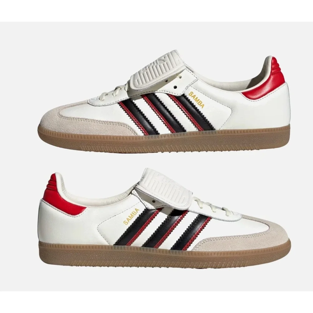 Adidas Samba LT Men's Size 8.5 White Black Better Scarlet JQ5124 NEW